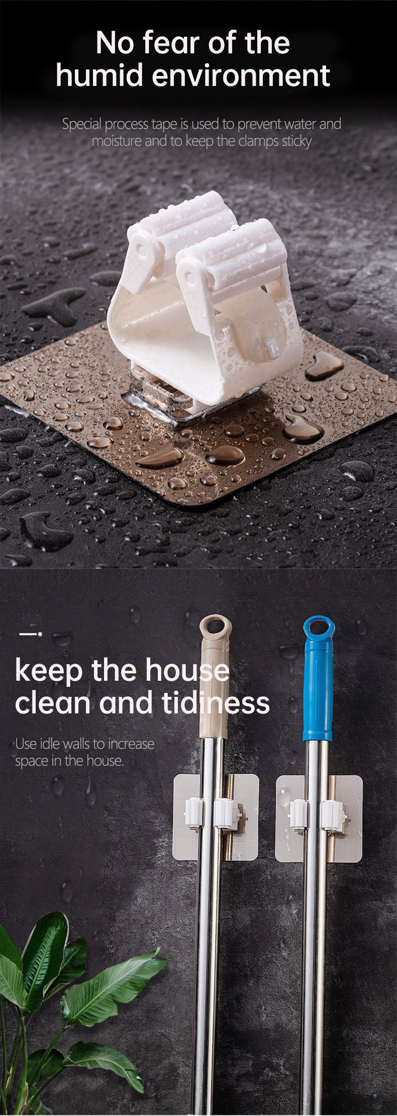 Wall Mounted Mop Holder-3
